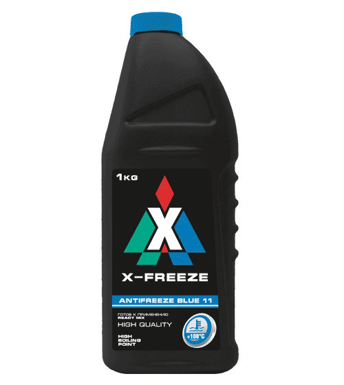 ТС-Антифриз Drive X-Freeze голуб 1кг (черн кан)